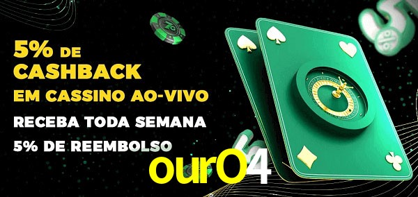 Promoções do cassino ao Vivo ourO4
